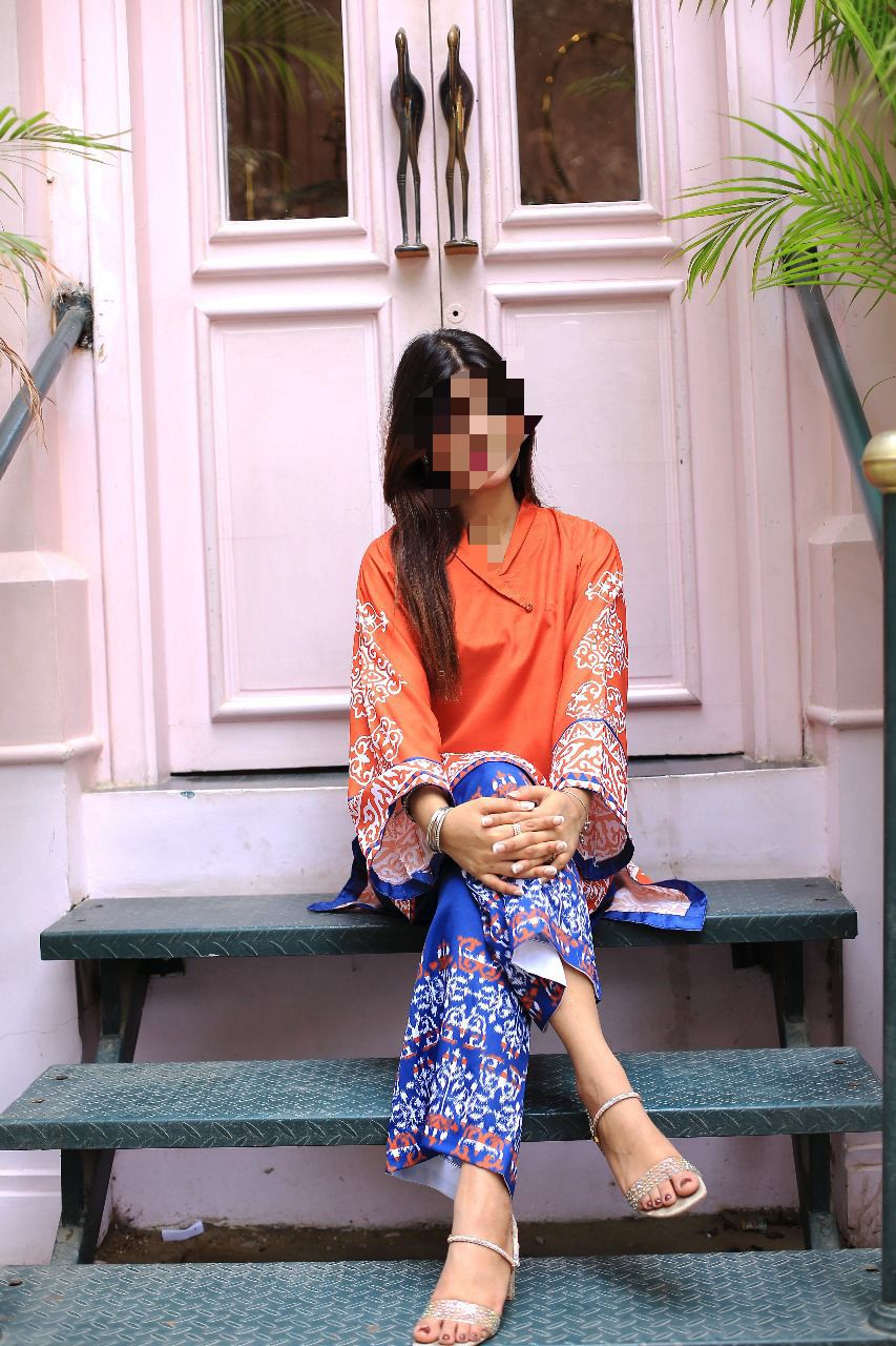 BH-TEXTILE SWISS lawn printed stitch 2pc