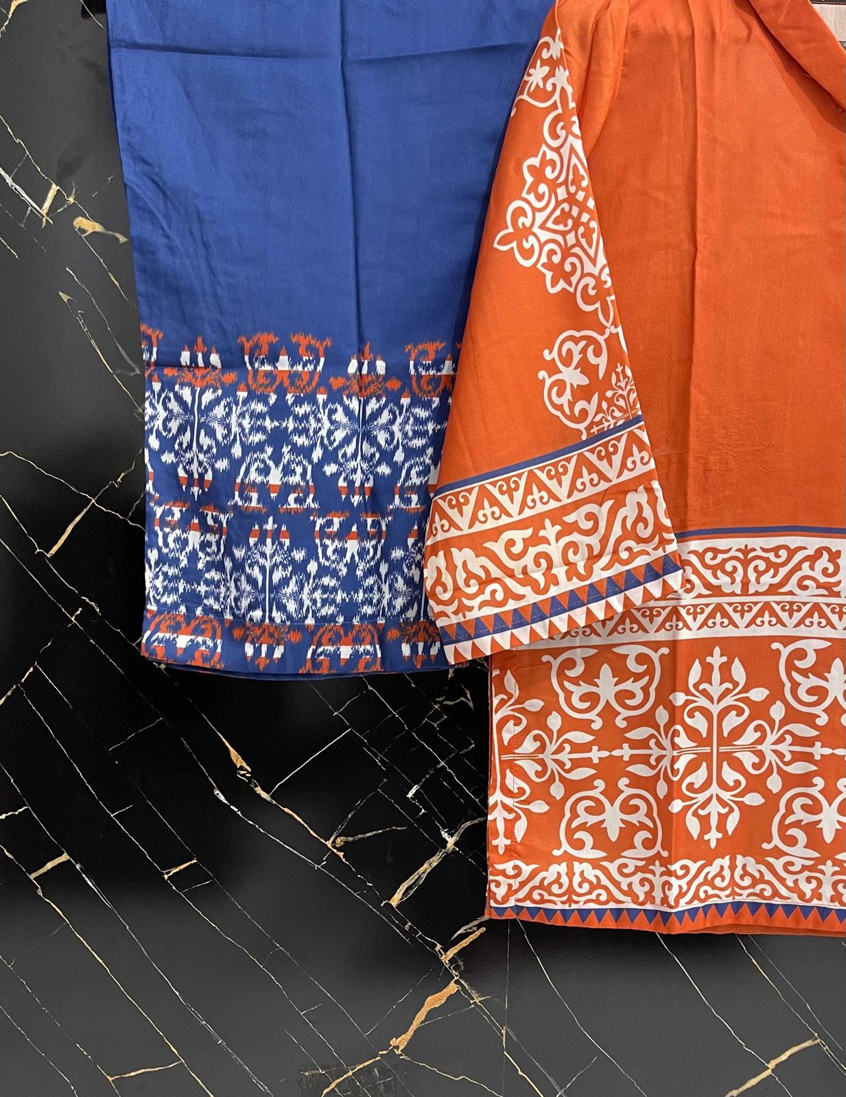 BH-TEXTILE SWISS lawn printed stitch 2pc