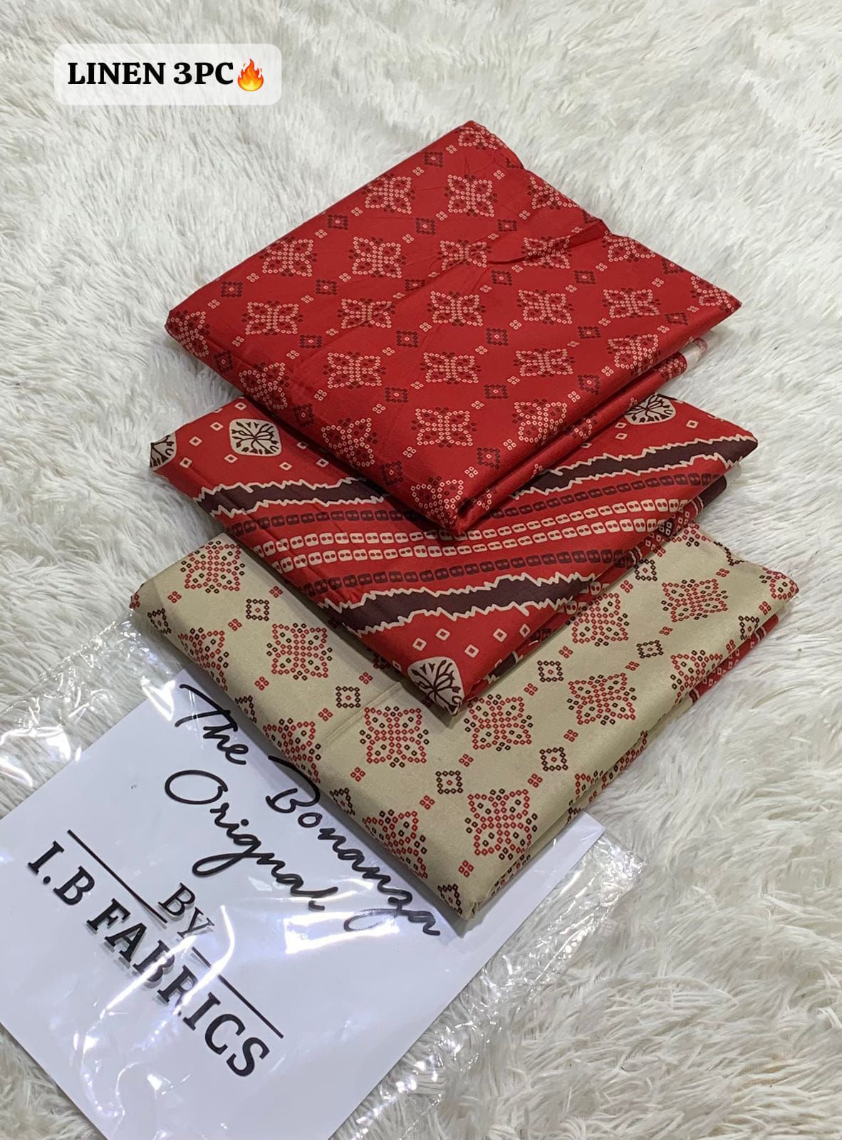 🌸 LINEN COLLECTION 🌸 Brand Name BONANZA IB(2025)