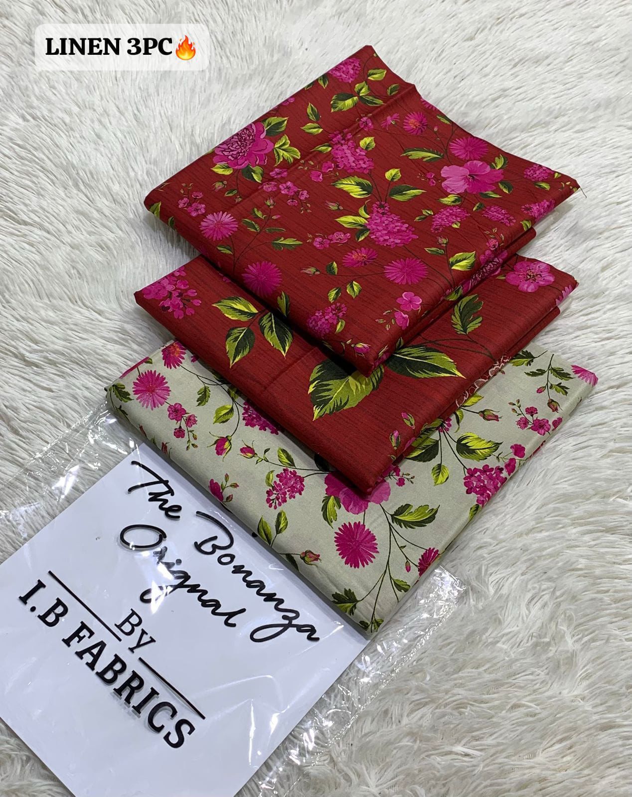 🌸 LINEN COLLECTION 🌸 Brand Name BONANZA IB(2025)