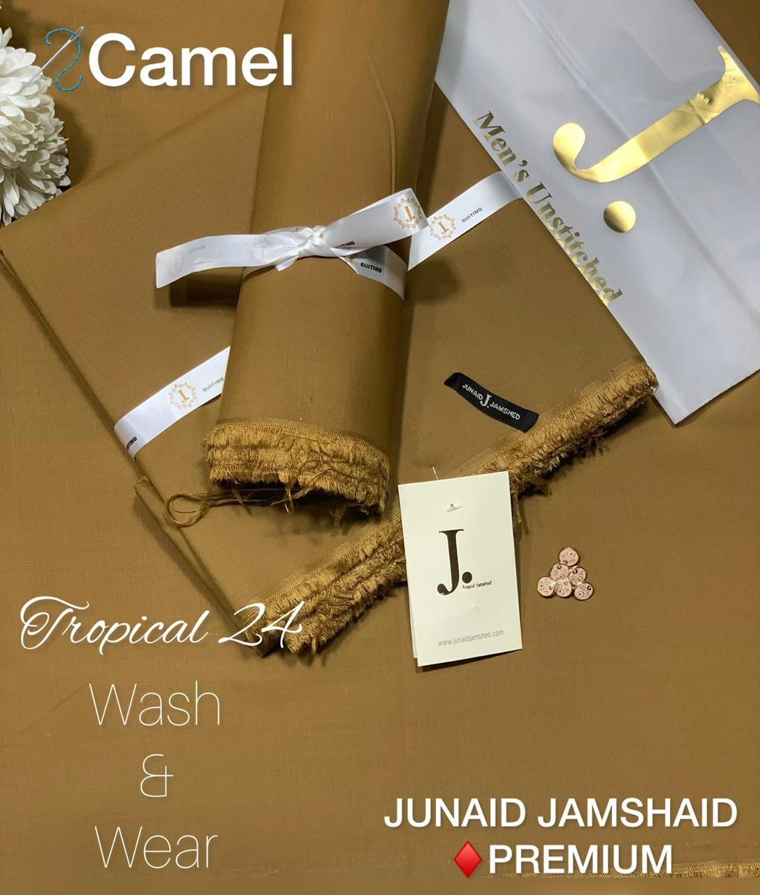 JUNAID JUMSHAID Men’s Luxury Tropical Collection 2025 Wide Range Of Colour Available Quailty Premium Wash & Wear