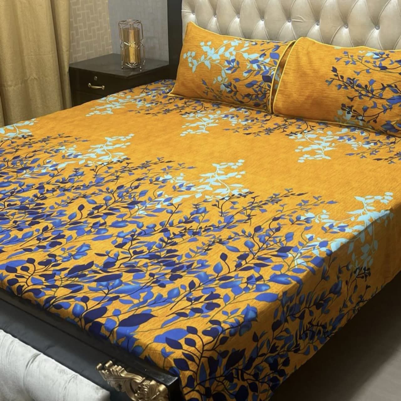 3D-Crystal cotton Bedsheets